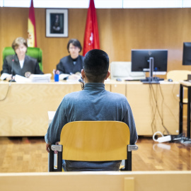 J.C.L.C durante un juicio en la Audiencia Provincial de Madrid, a 27 de febrero de 2023, en Madrid (España).