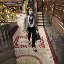 La vicepresidenta tercera y ministra para la Transición Ecológica, Teresa Ribera, a su llegada al Congreso en Madrid, a 16 de marzo de 2022.