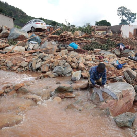 Imagen tras el paso del ciclón Idai. TIAGO PETINGA/EFE