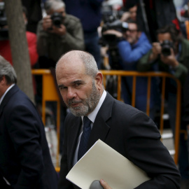 El expresidente de la Junta, Manuel Chaves, a su llegada al Supremo. REUTERS