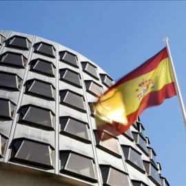Fachada del Tribunal Constitucional, en Madrid. EFE