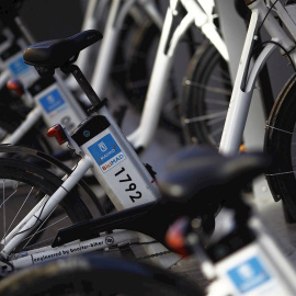 Servicio de bicicletas del Ayuntamiento de Madrid, bicimad . EUROPA PRESS / Archivo