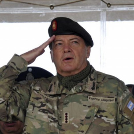 El exjefe del Ejército de Argentina César Milani (2013-2015). EFE