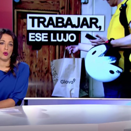 Elena Parreño en el informativo 'Público al Día' del 4 de junio