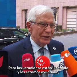 Borrell: "Las próximas dos semanas van a decidir de qué lado va a caer la victoria. Y tenemos que seguir ayudando, suministrando armas"