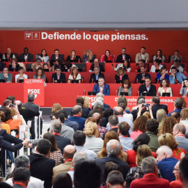 Imagen de la última reunión del Comité Federal del PSOE, el pasado marzo, en Madrid.