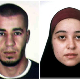 Fotografías facilitadas por el Ministrio del Interior, de Ahmed Debza, de nacionalidad marroquí, y Nadia Ataich Fernández, española, que abandonaron España con su bebé de 14 meses en octubre para unirse al Estado Islámico. EFE
