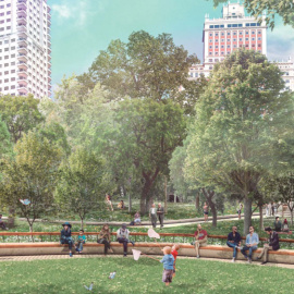 Remodelación de Plaza de España./Ayto. Madrid