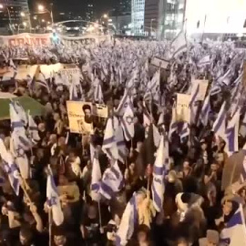 Miles de israelíes redoblan su pulso contra Netanyahu a pesar de las tensiones en Tel Aviv