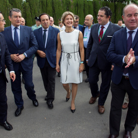 Manuel Barón a su llegada al acto conmemorativo del 40 aniversario de ASAJA Málaga - EFE