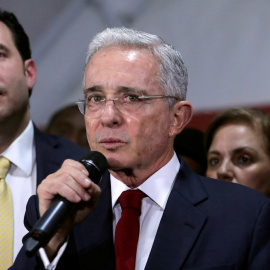 El expresidente de Colombia, Álvaro Uribe, en una imagen de archivo. REUTERS.
