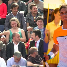 Vídeo: le pide matrimonio en pleno partido de Nadal