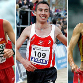 De izquierda a derecha: Julio Rey, Mohamed Marhoum y Marta Domínguez.