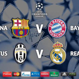 Cuadro de las semifinales de la Champions League.