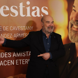 07/04/22. El actor Antonio Resines posando durante la presentación de su nueva serie en Madrid, a 4 de abril de 2022.