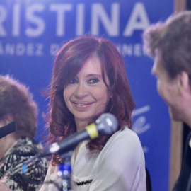 Cristina Fernández, en Buenos Aires. / UNIDAD CIUDADANA