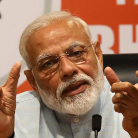 El líder de Bhartya Janta y primer ministro indio, Narendra Modi. / EFE