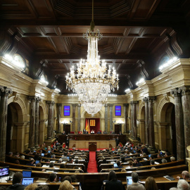 Imagen del Pleno del Parlament catalán. REUTERS