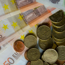 Billetes y monedas de euro. E.P.