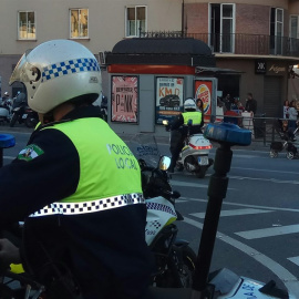 Policía Local de Málaga en una motocicleta. EUROPA PRESS