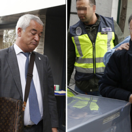 El presidente de Ausbanc, Luis Pineda. y el secretario general de Manos Limpias, Miguel Bernard, detenidos. EFE