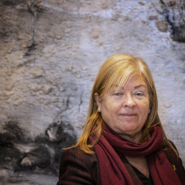 La consellera Àngels Ponsa, a la seu del Departament de Cultura.