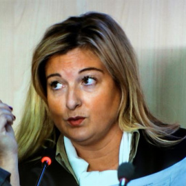 La abogada de la acusación popular que ejerce Manos Limpias, Virginia López Negrete. EFE/Cati Cladera