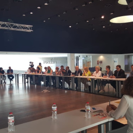 Acte de presentació a Lleida del Pacte del Temps / M.M.