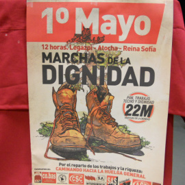 Cartel de la convocatoria del 1º de mayo./ B.GORDALIZA