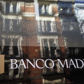 Detalle de las oficinas de Banco Madrid. REUTERS