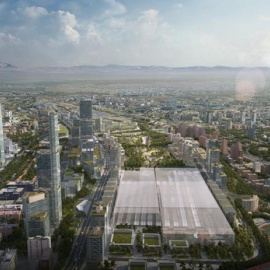 Recreación de Madrid Nuevo Norte.