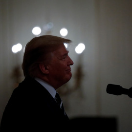 El presidente de Estados Unidos durante un acto en la Casa Blanca. (CARLOS BARRIA | EFE)