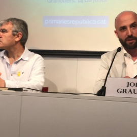 Jordi Graupera presenta les Primàries per la República al Col·legi de Periodistes. @nuriadgc
