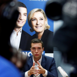 Jordan Bardella, cabeza de lista de Rally Nacional para las elecciones europeas. Reuters / Pascal Rossignol