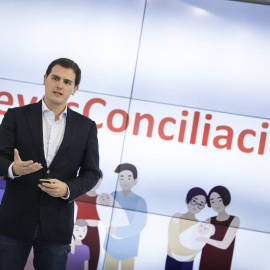 Albert Rivera durante la presentación de la Ley de Conciliación, Igualdad y Apoyo a las Familias / Ciudadanos