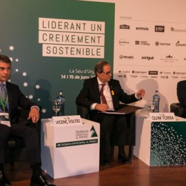 El president de la Generalitat, Quim Torra, a la Trobada Empresarial al Pirineu / Genaro Massot