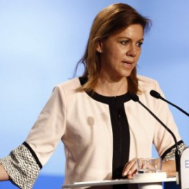 La secretaria general del Partido Popular, María Dolores de Cospedal García. / EFE
