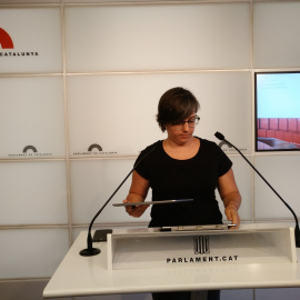 La diputada del Parlament por la CUP, Mireia Boya. EUROPA PRESS