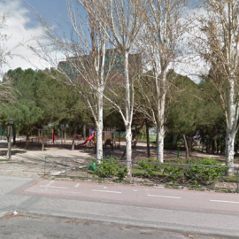 Imagen del parque Breogán de Madrid, situado en el distrito de Salamanca. GOOGLE STREET VIEW