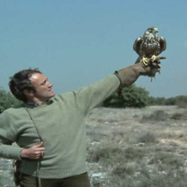 Un fotograma de la seria El Hombre y la Tierra, de Félix Rodíguez de la Fuente, que se emitía en TVE