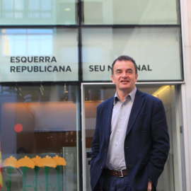 El candidato de ERC para la Alcaldía de Barcelona, Alfred Bosch.