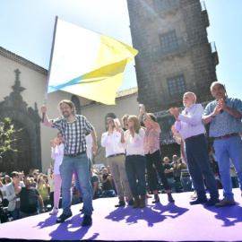 Pablo Iglesias en el cierre de campaña de las elecciones del 26M en Tenerife / Podemos