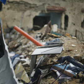 La Franja de Gaza aún sufre las consecuencias de los bombardeos israelíes. - REUTERS