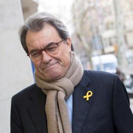 El presidente del PDeCAT, Artur Mas, a su llegada a la reunión del comité nacional del PDeCat este lunes. EFE/Marta Pérez