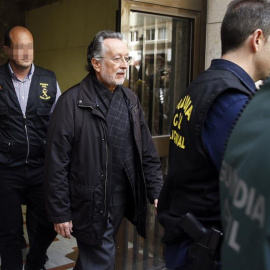 Alfonso Grau, tras ser detenido por la Guardia Civil. EFE/Kai Försterling