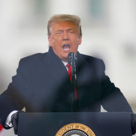 El presidente saliente de los EEUU, Donald Trump, en una imagen de archivo.