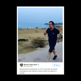 Este tuit de Rajoy, presumiendo de paseo en Dakar, ha despertado el ingenio en Internet, que se ha llenado de memes. A continuación, algunos de los mejores.