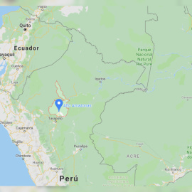 Epicentro del terremoto. GOOGLE MAPS.