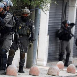 Agentes de la policía israelí fronteriza. / REUTERS