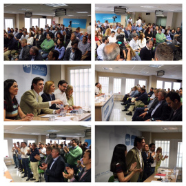 José Manuel Soria, exministro de Industria, expresidente del PP de Canaria y exdiputado, recibido como un héroe en el PP canario tras dimitir por sus mentiras con sus empresas